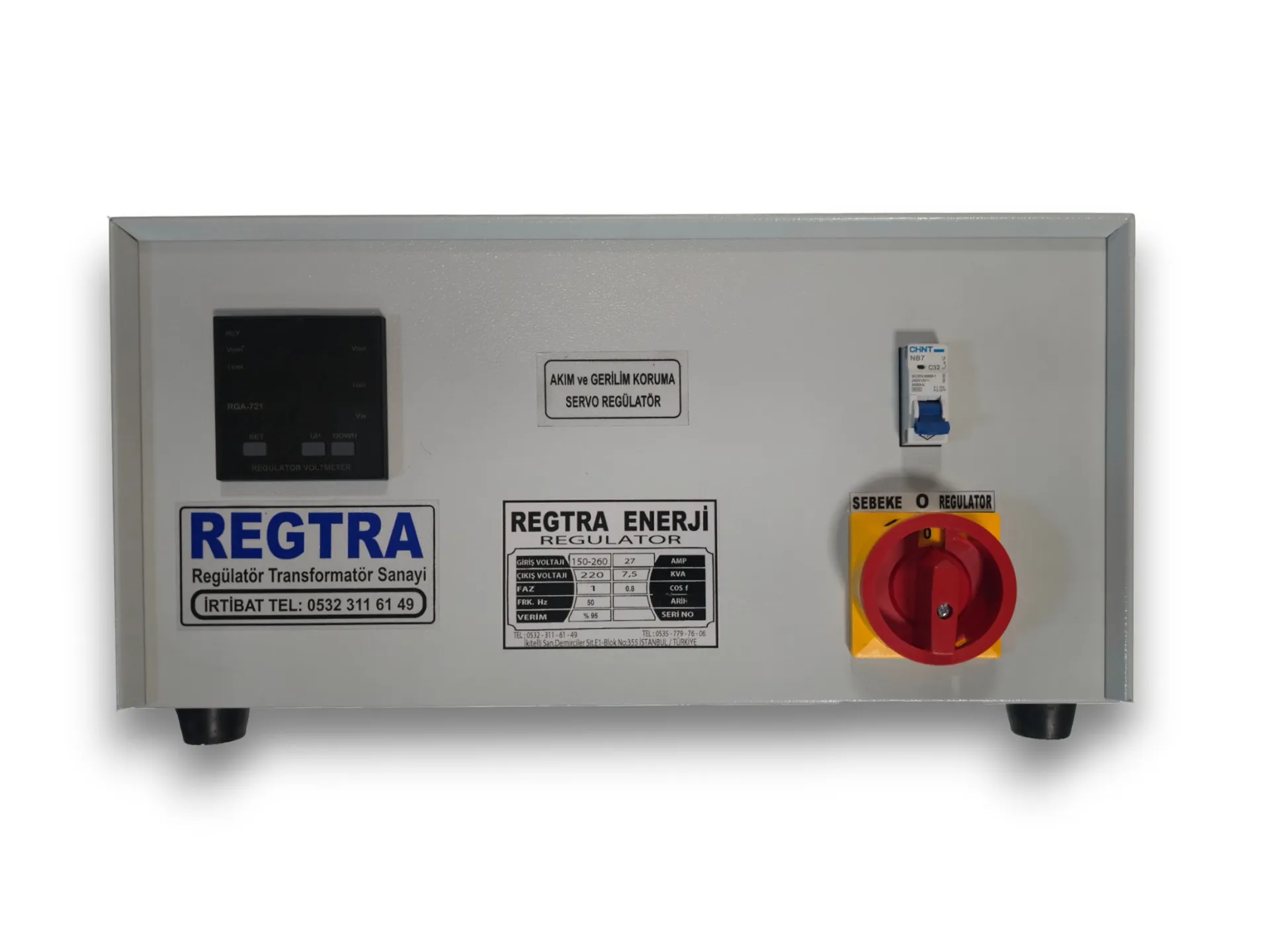 7.5-KVA MONO PHASE REGULATOR