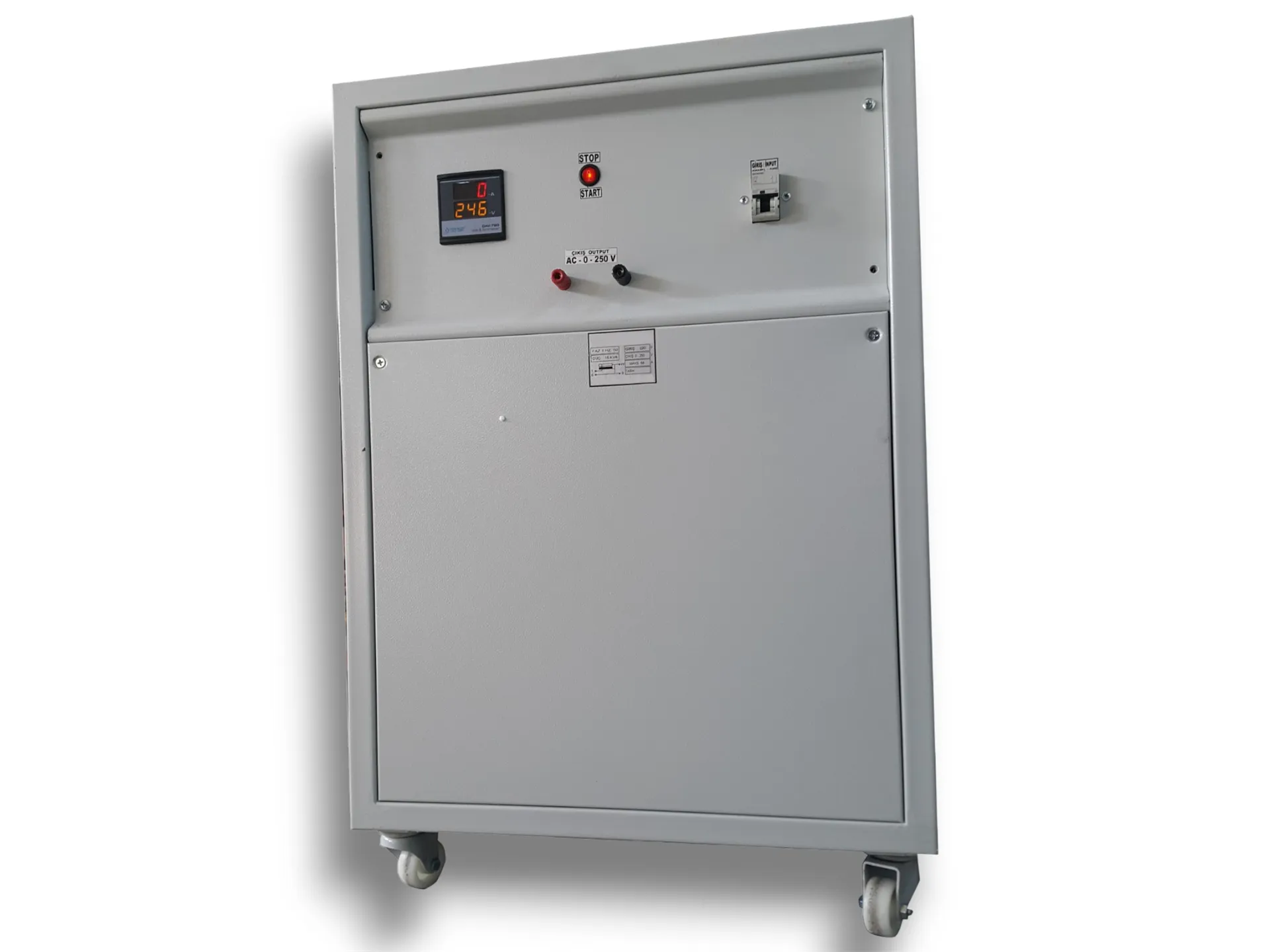 15- KVA MONO PHASE TEST VARIAC